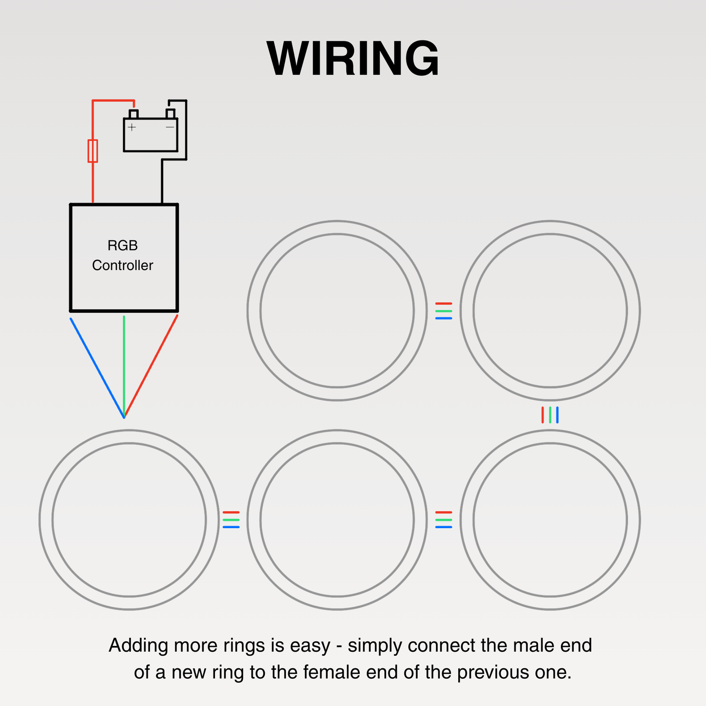 6.5 Inch Speaker RGB Ring Lights With Smart Controller