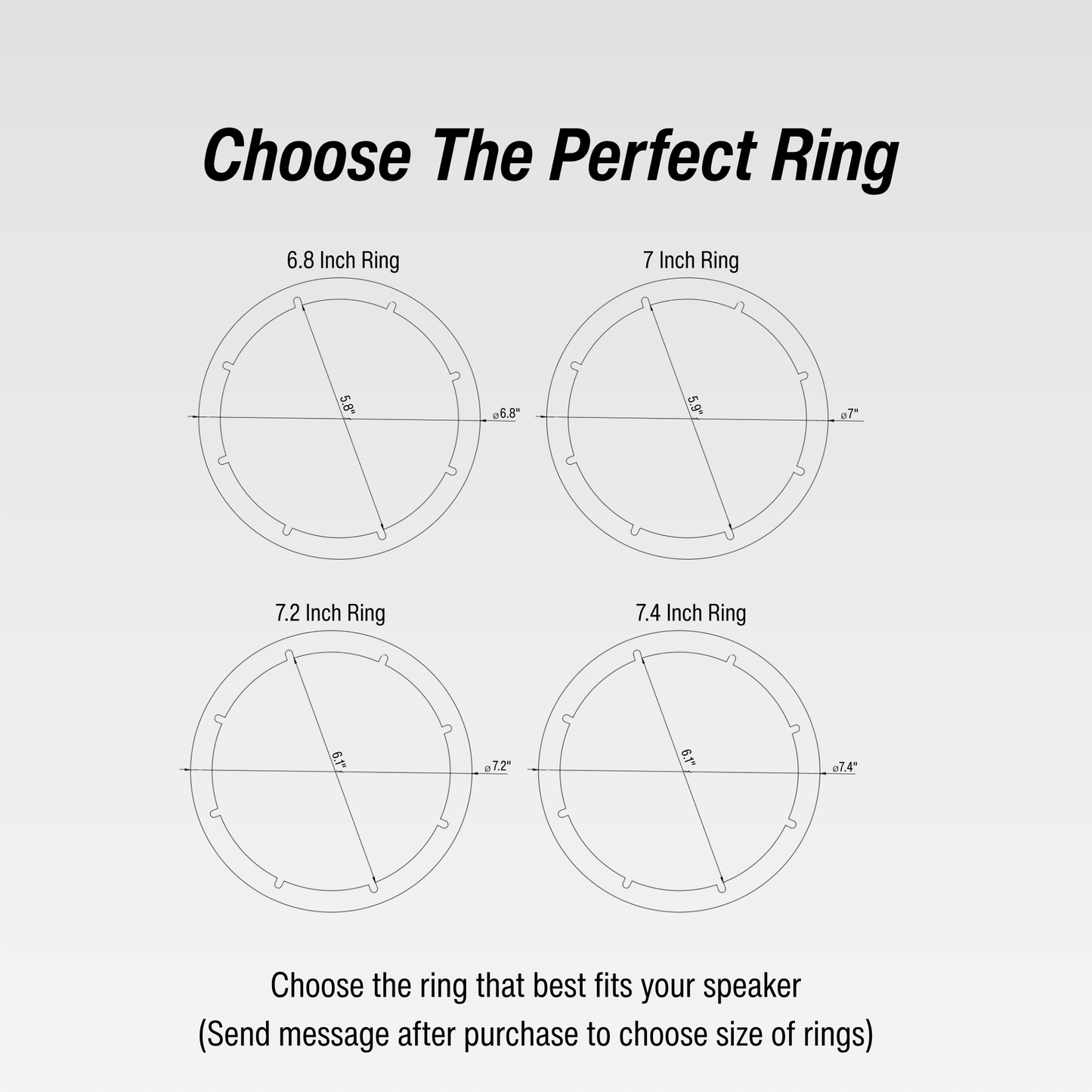 6.5 Inch Speaker RGB Ring Lights With Smart Controller