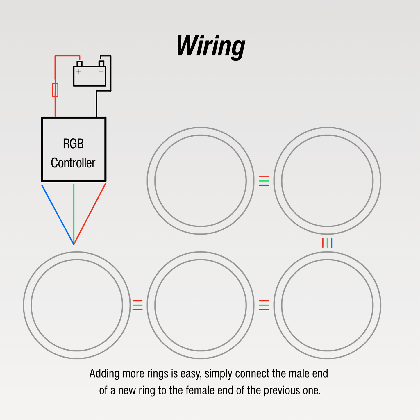 6.5 Inch Speaker RGB Ring Lights With Smart Controller