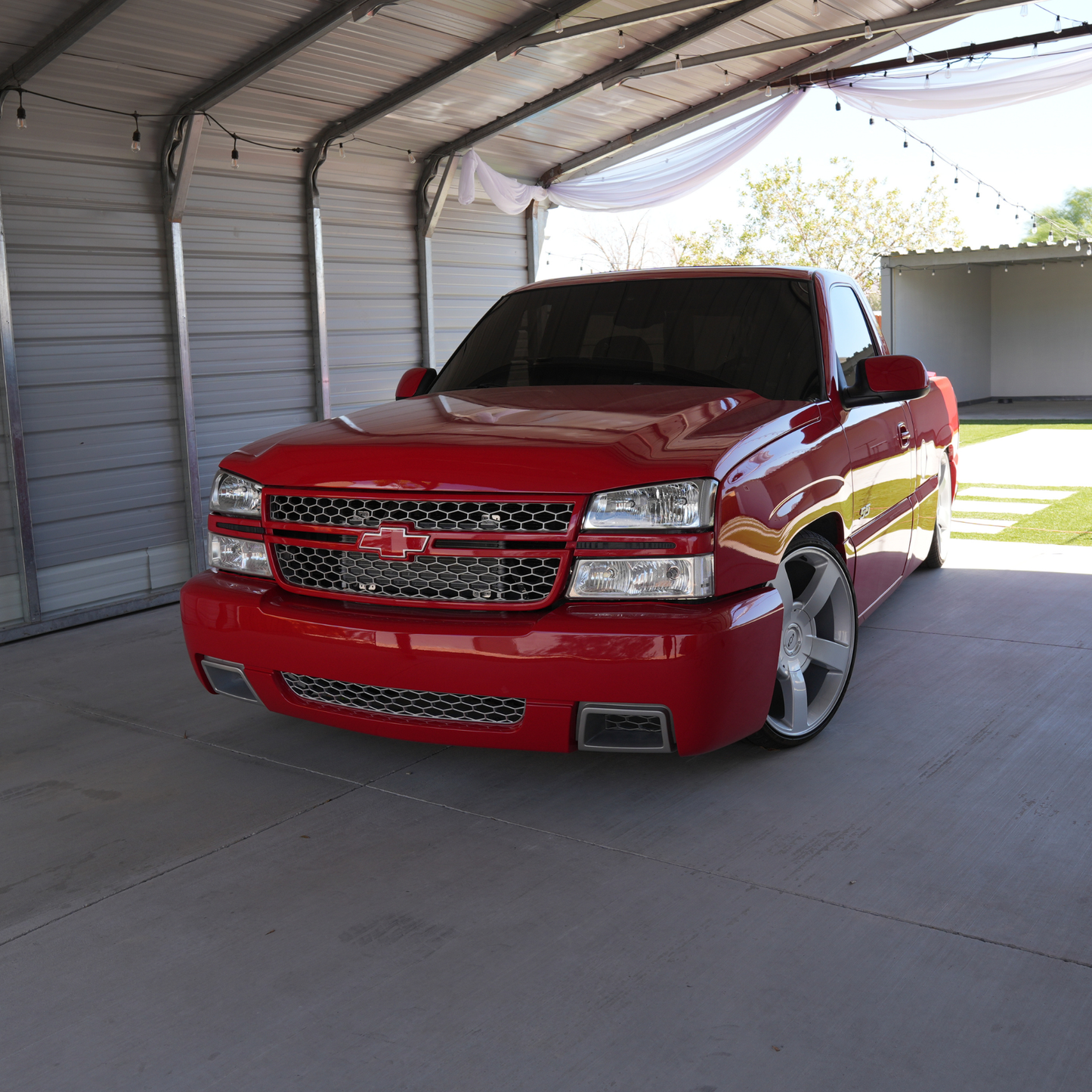 Aftermarket Silverado Intimidator SS Style Honeycomb Grill (Non-OEM)